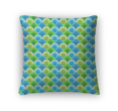 Throw Pillow, Abstract Circle Pattern Wallpaper