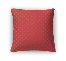 Load image into Gallery viewer, Throw Pillow, Red Paisley Pattern