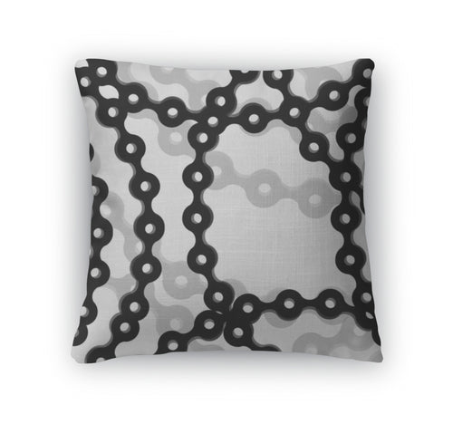 Throw Pillow, Bicycle Chain 10