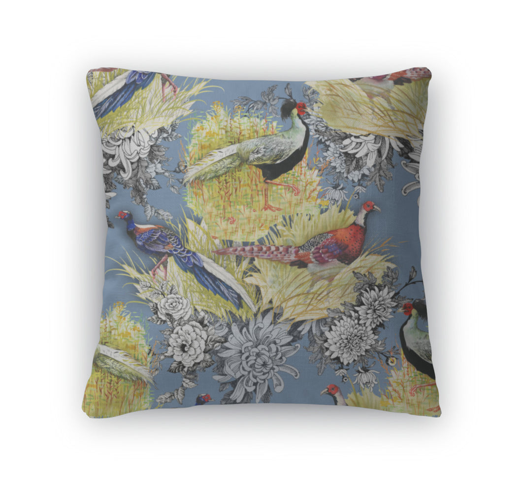 Throw Pillow, Pheasant Animals