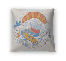 Load image into Gallery viewer, Throw Pillow, Kiting Cat