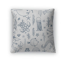 Load image into Gallery viewer, Throw Pillow, Underwater Pattern