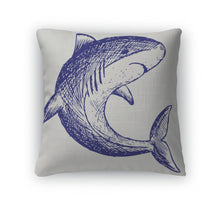 Load image into Gallery viewer, Throw Pillow, Reef Shark