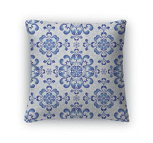 Load image into Gallery viewer, Throw Pillow, Whiteblue Gzhel Pattern