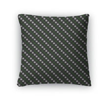 Load image into Gallery viewer, Throw Pillow, Green And Black Marijuana Leaf Pattern Repeat