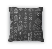 Load image into Gallery viewer, Throw Pillow, Native American Symbols Set