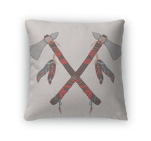 Load image into Gallery viewer, Throw Pillow, Of Native American Indian Tomahawks
