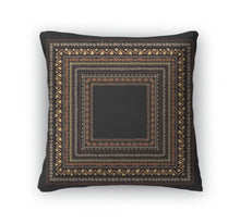 Load image into Gallery viewer, Throw Pillow, Frame With Ethnic Handmade Ornament For Your Design
