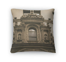 Load image into Gallery viewer, Throw Pillow, Details Of An Ornate Window In Buenos Aires