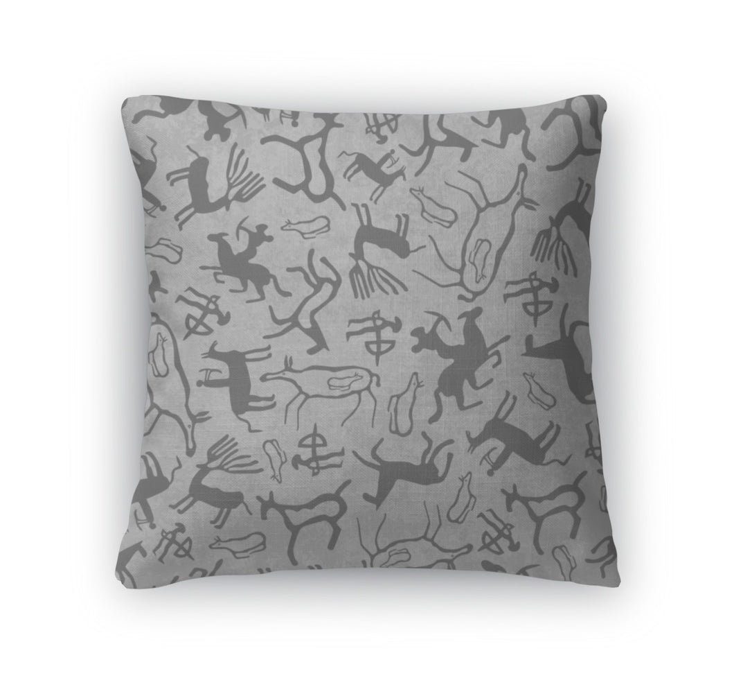 Throw Pillow, Cave Art