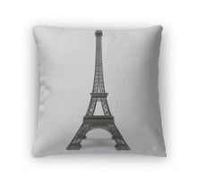 Load image into Gallery viewer, Throw Pillow, Eiffel Tower