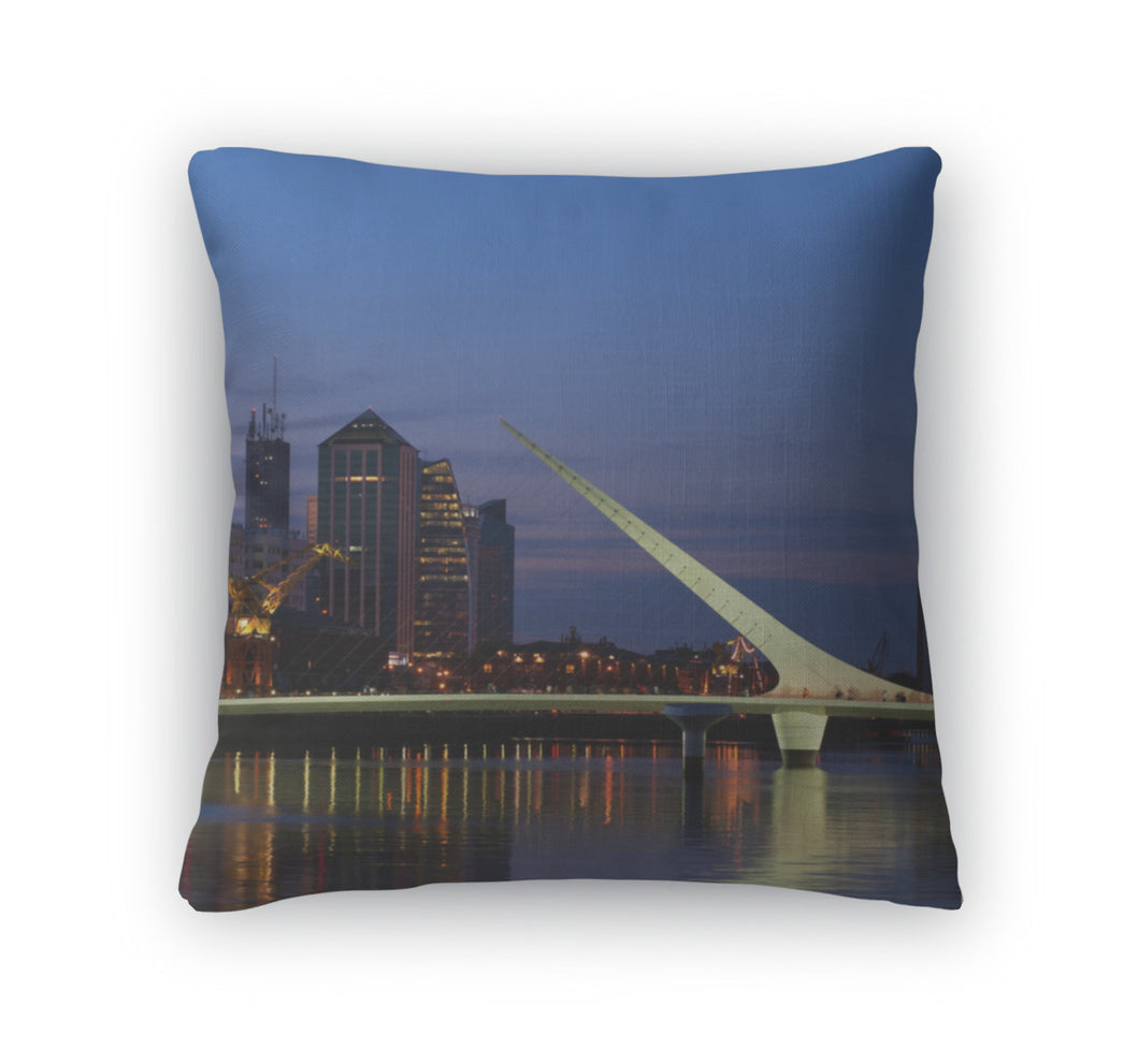 Throw Pillow, Buenos Aires Night View