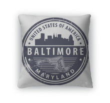 Load image into Gallery viewer, Throw Pillow, Maryland Baltimore