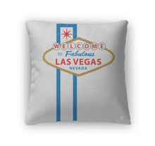 Load image into Gallery viewer, Throw Pillow, Welcome To Las Vegas Sign