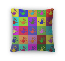 Load image into Gallery viewer, Throw Pillow, Warhol Hands