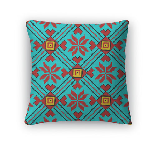 Throw Pillow, Romanian Traditional Art And Folk Art Fashion