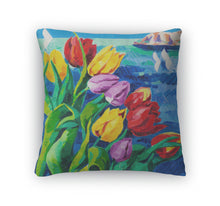 Load image into Gallery viewer, Throw Pillow, Tulips
