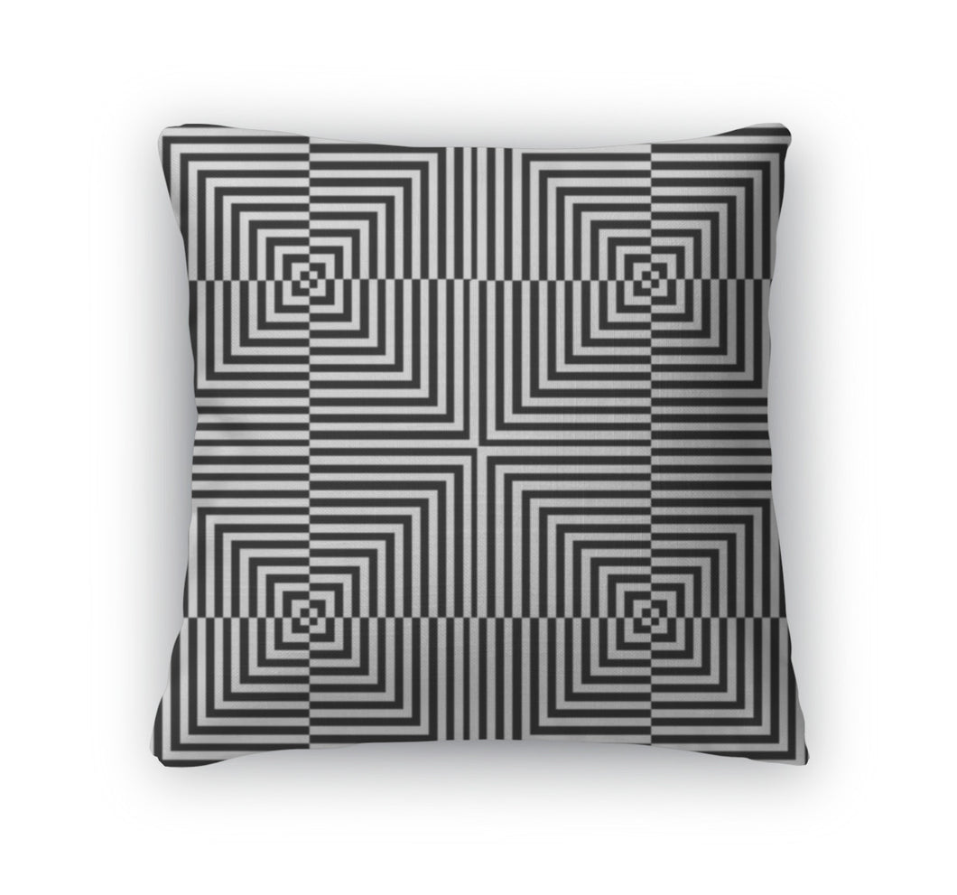Throw Pillow, Optical Illusion For Hypnotherapy