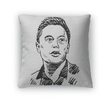Load image into Gallery viewer, Throw Pillow, Elon Musk Business Magnate And Inventor