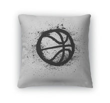 Load image into Gallery viewer, Throw Pillow, Grunge Basketball