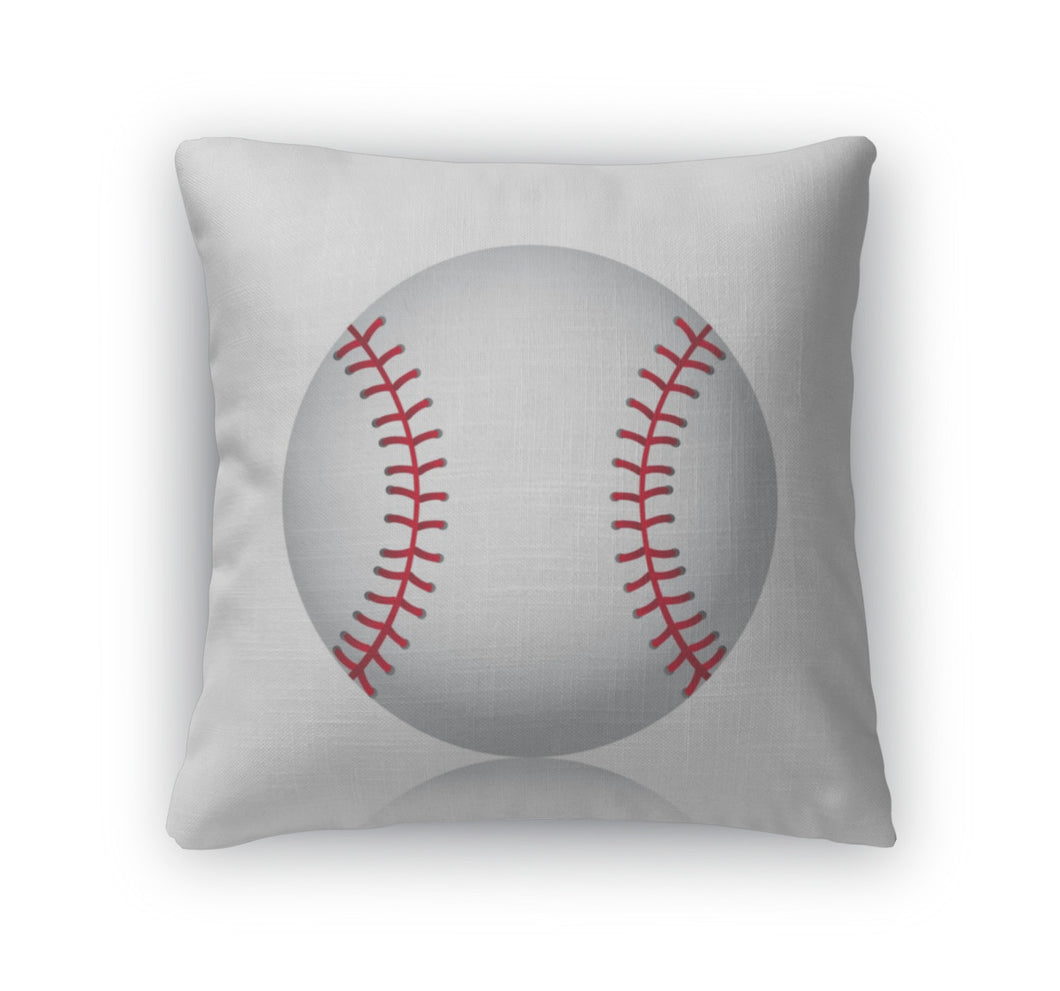 Throw Pillow, Baseball Ball