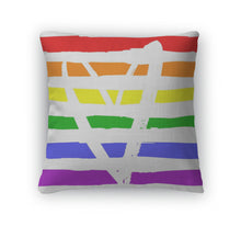 Load image into Gallery viewer, Throw Pillow, Lgbt Flag With Heart