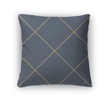 Load image into Gallery viewer, Throw Pillow, Pattern With The Mesh Grid Abstract Geometric Rhombuses Wallpaper