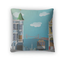 Load image into Gallery viewer, Throw Pillow, San Francisco Landscape
