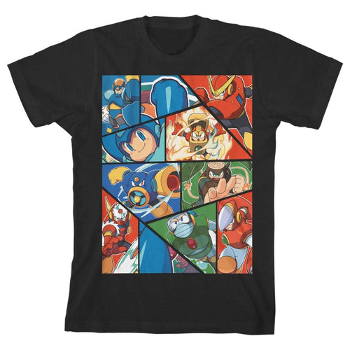 Youth Megaman Shirt Cartoon Apparel Kids Clothing