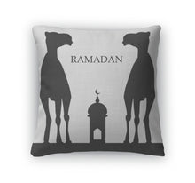 Load image into Gallery viewer, Throw Pillow, Ramadan Greeting Card