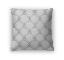 Load image into Gallery viewer, Throw Pillow, White Upholstery Leather Pattern