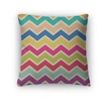 Load image into Gallery viewer, Throw Pillow, Zigzag Chevron Pattern