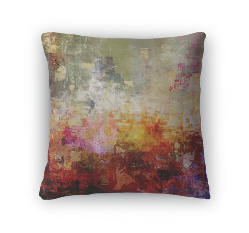 Throw Pillow, Abstract Painting