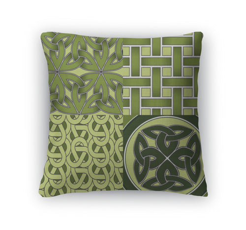 Throw Pillow, Celtic Patterns