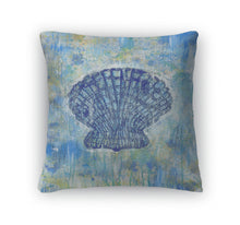 Load image into Gallery viewer, Throw Pillow, Seashell Pectinidae Art Painting