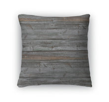 Load image into Gallery viewer, Throw Pillow, Tree Light Old Boards Gray