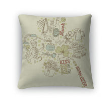 Load image into Gallery viewer, Throw Pillow, Saint Patricks Day Doodles