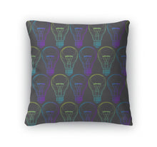 Load image into Gallery viewer, Throw Pillow, Light Bulb Pattern