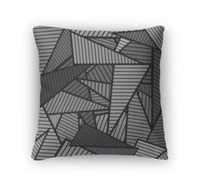 Load image into Gallery viewer, Throw Pillow, Triangles Pattern