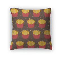 Load image into Gallery viewer, Throw Pillow, Pattern With French Fries