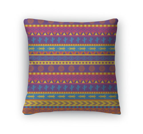 Throw Pillow, Mexican Pattern