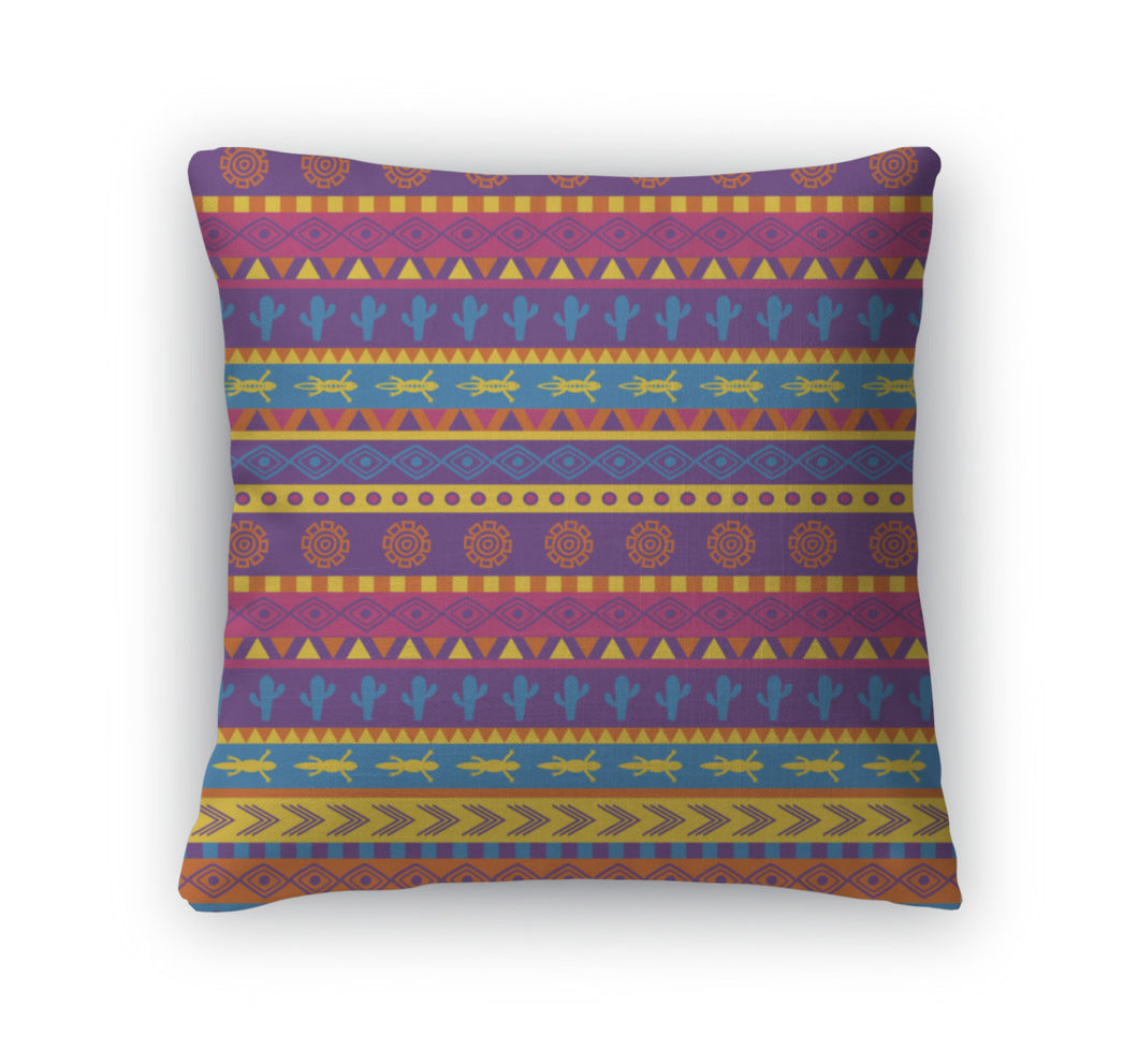 Throw Pillow, Mexican Pattern