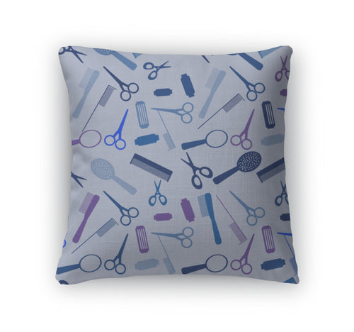 Throw Pillow, Pattern With Sallon Elements