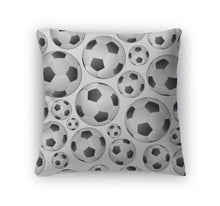 Load image into Gallery viewer, Throw Pillow, Soccer Pattern