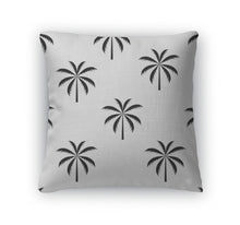 Load image into Gallery viewer, Throw Pillow, Palm Tree Pattern Illustration