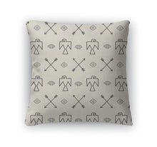 Load image into Gallery viewer, Throw Pillow, Pattern In Native American Style