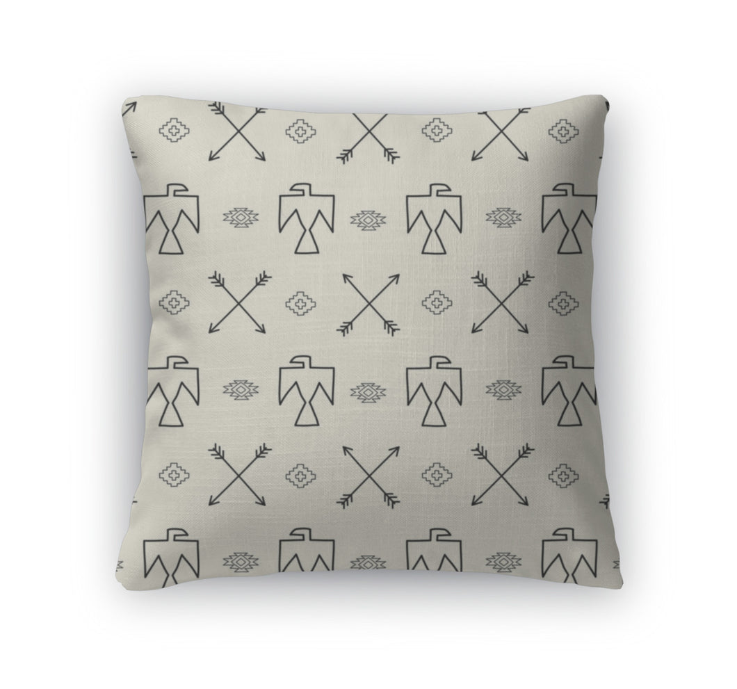 Throw Pillow, Pattern In Native American Style