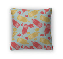 Load image into Gallery viewer, Throw Pillow, Mustard And Ketchup