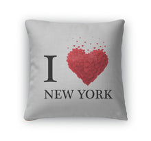 Load image into Gallery viewer, Throw Pillow, I Love New York Heart Sign