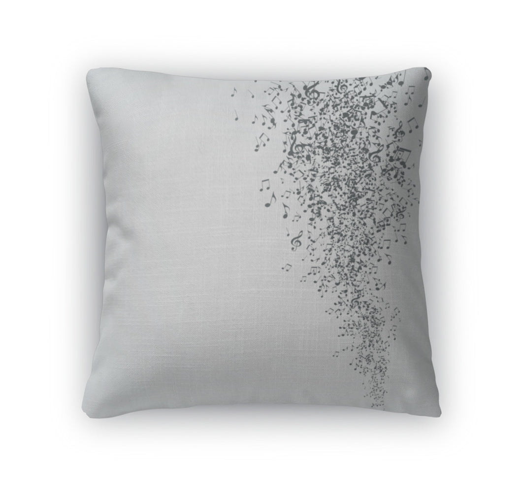 Throw Pillow, Music Notes